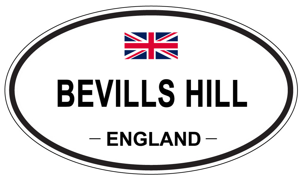 BEVILLS HILL, England - Oval Magnet