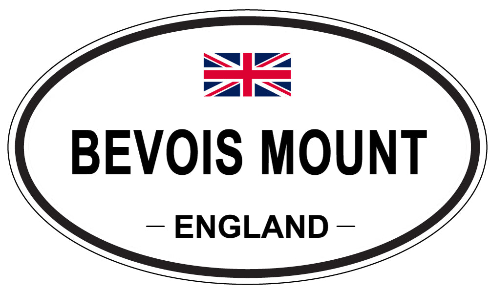 BEVOIS MOUNT, ENGLAND - Oval Sticker