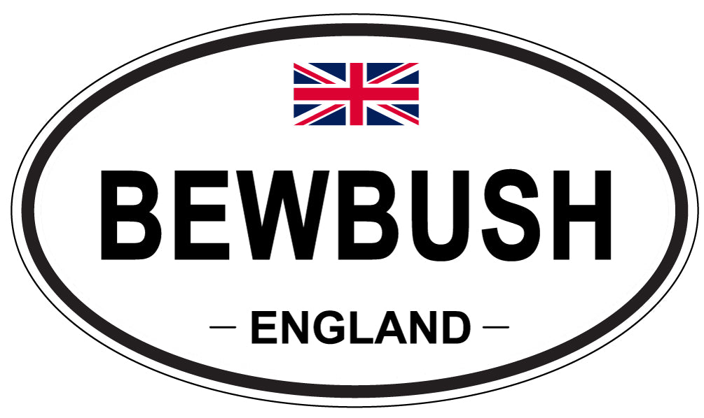 BEWBUSH, England - Oval Magnet