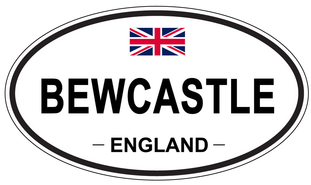 BEWCASTLE, ENGLAND - Oval Sticker