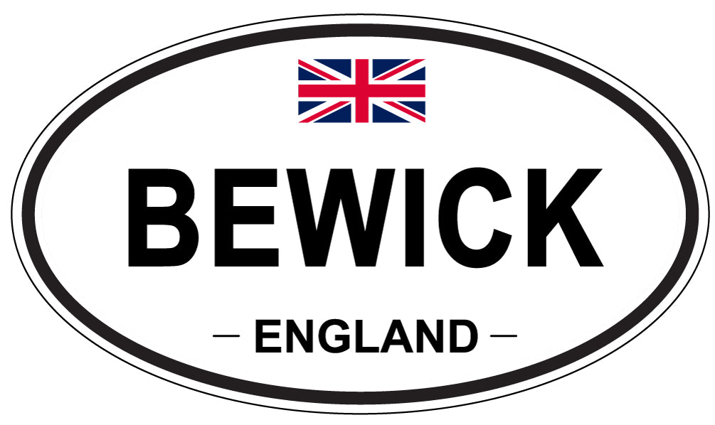 BEWICK, England - Oval Magnet