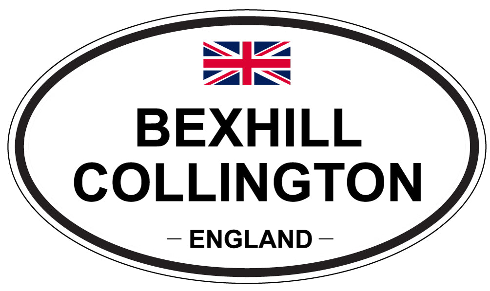 BEXHILL COLLINGTON, England - Oval Magnet