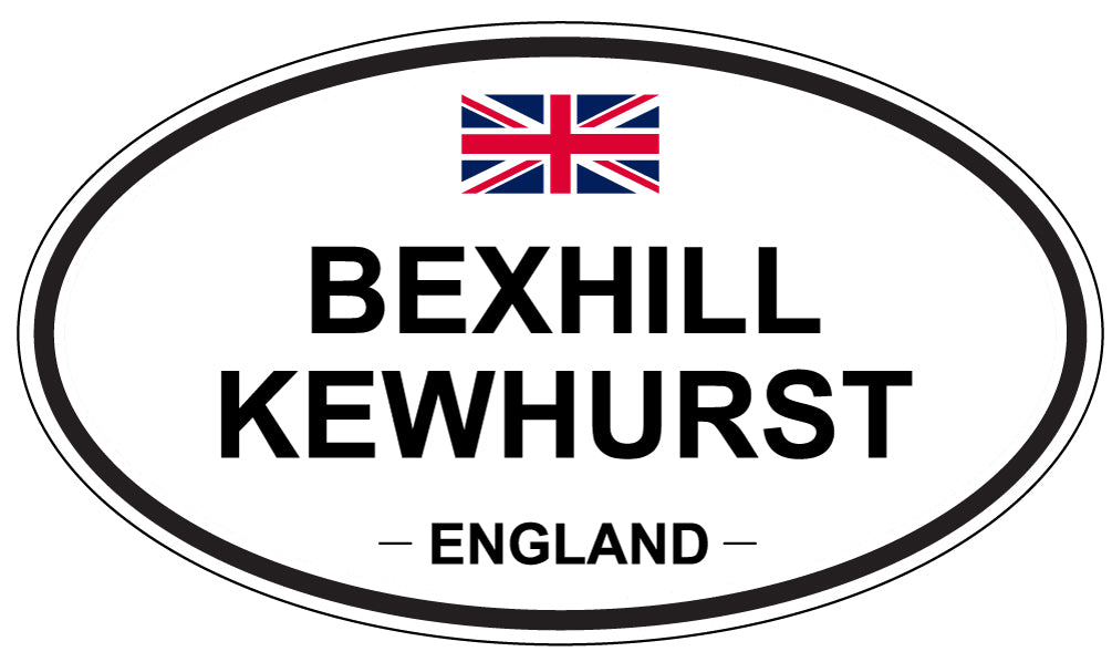 BEXHILL KEWHURST, England - Oval Magnet
