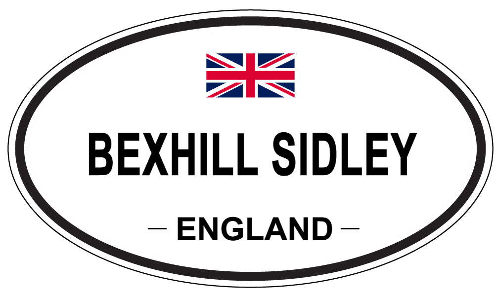 BEXHILL SIDLEY, England - Oval Magnet