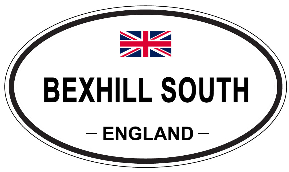 BEXHILL SOUTH, England - Oval Magnet