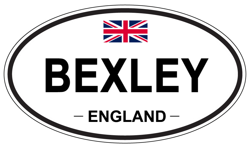 BEXLEY, ENGLAND - Oval Sticker