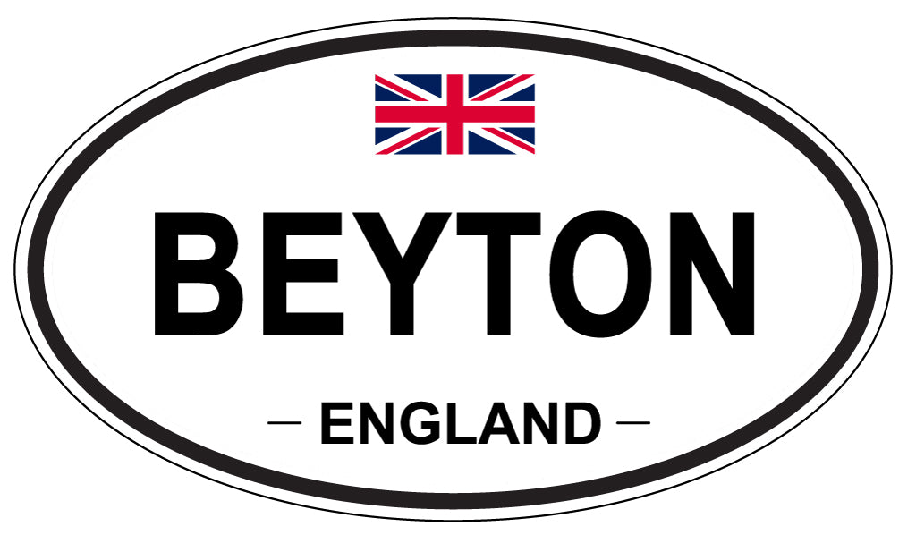 BEYTON, England - Oval Magnet