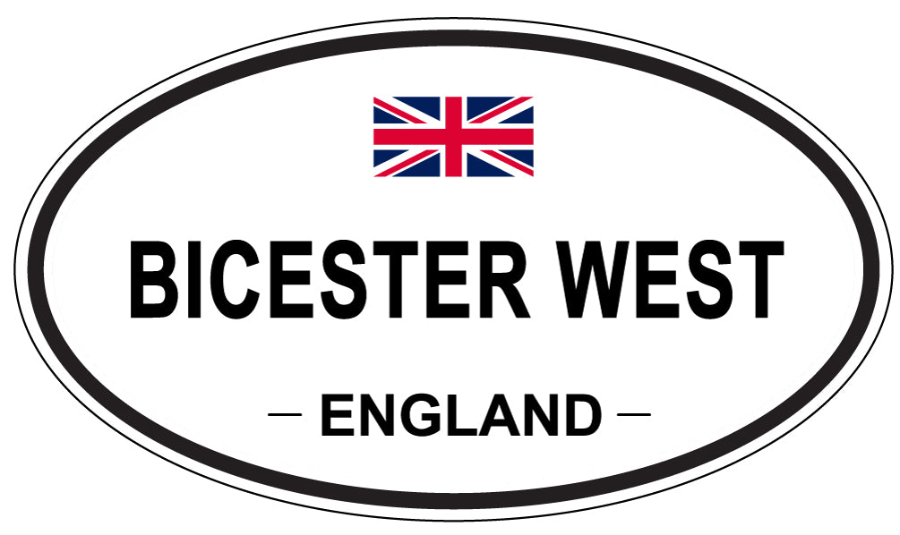 BICESTER WEST, England - Oval Magnet