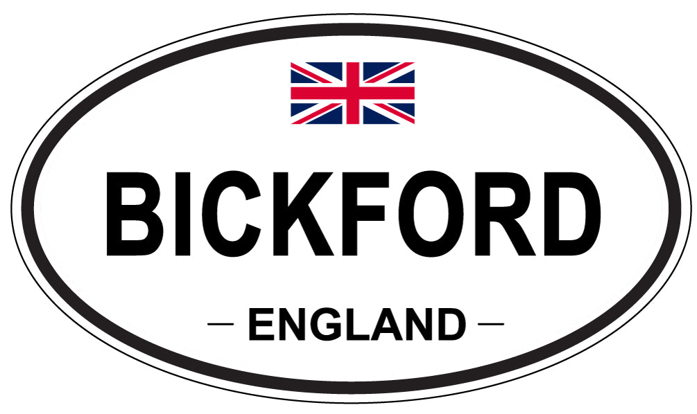 BICKFORD, ENGLAND - Oval Sticker