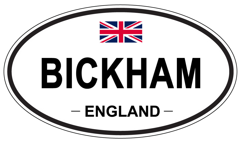 BICKHAM, England - Oval Magnet