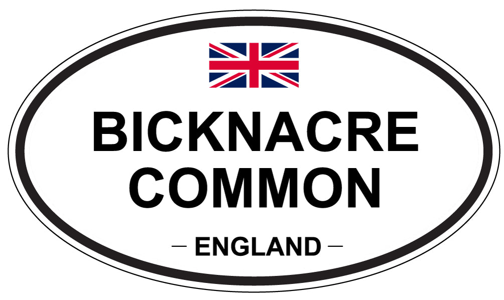 BICKNACRE COMMON, England - Oval Magnet