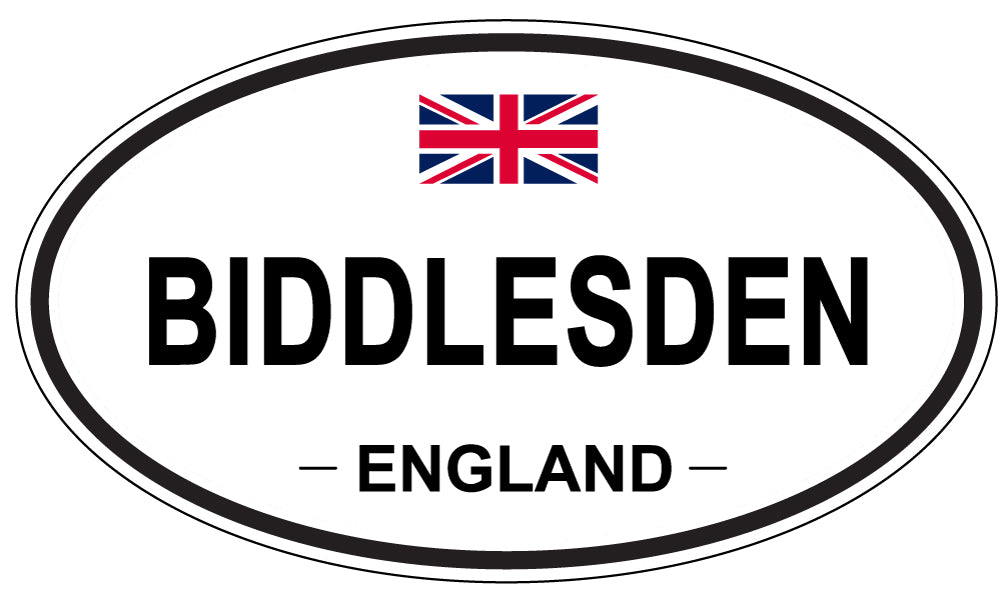 BIDDLESDEN, England - Oval Magnet