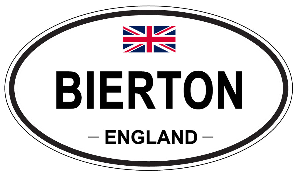 BIERTON, England - Oval Magnet