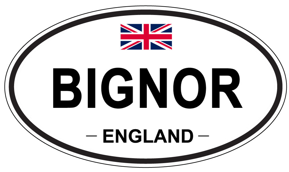 BIGNOR, England - Oval Magnet