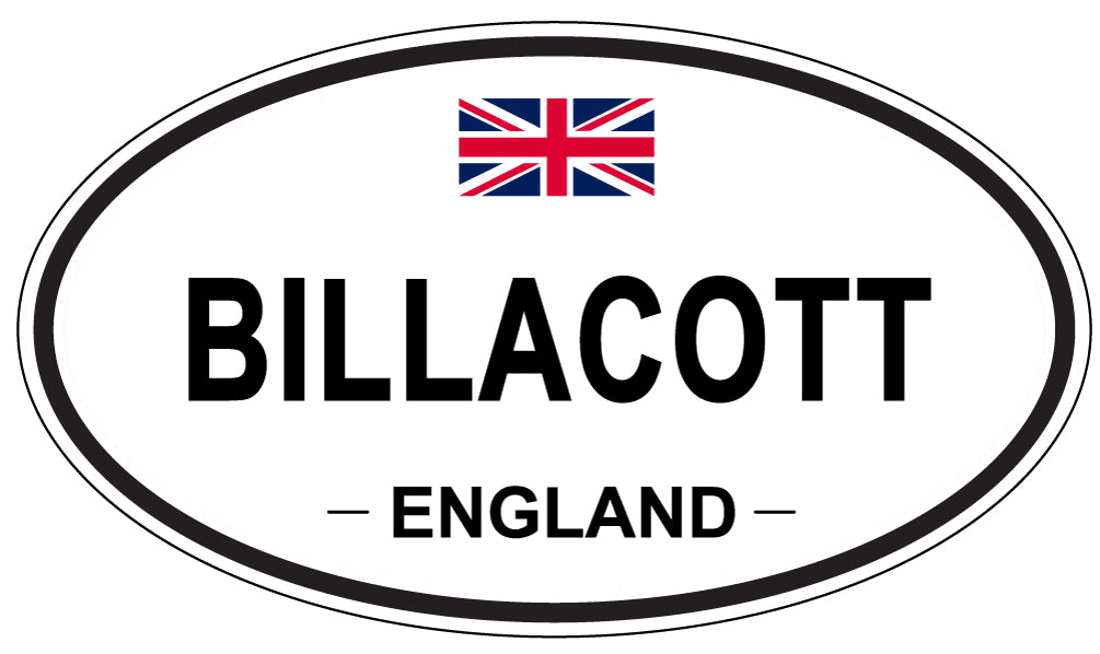 BILLACOTT, England - Oval Magnet