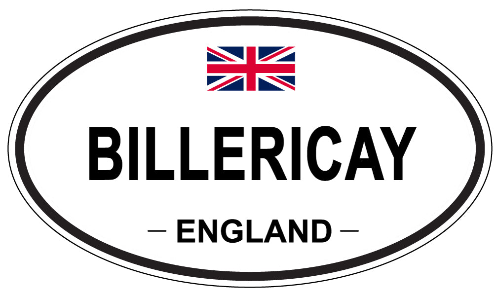 BILLERICAY, England - Oval Magnet