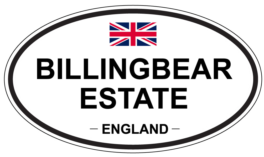 BILLINGBEAR ESTATE, England - Oval Magnet