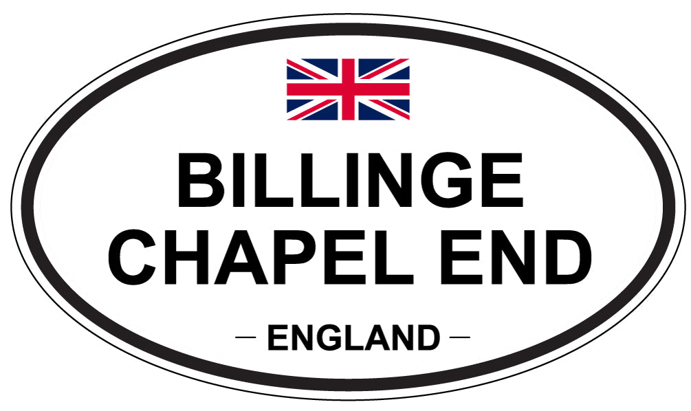 BILLINGE CHAPEL END, England - Oval Magnet