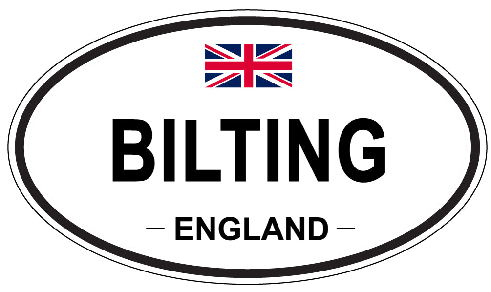 BILTING, England - Oval Magnet