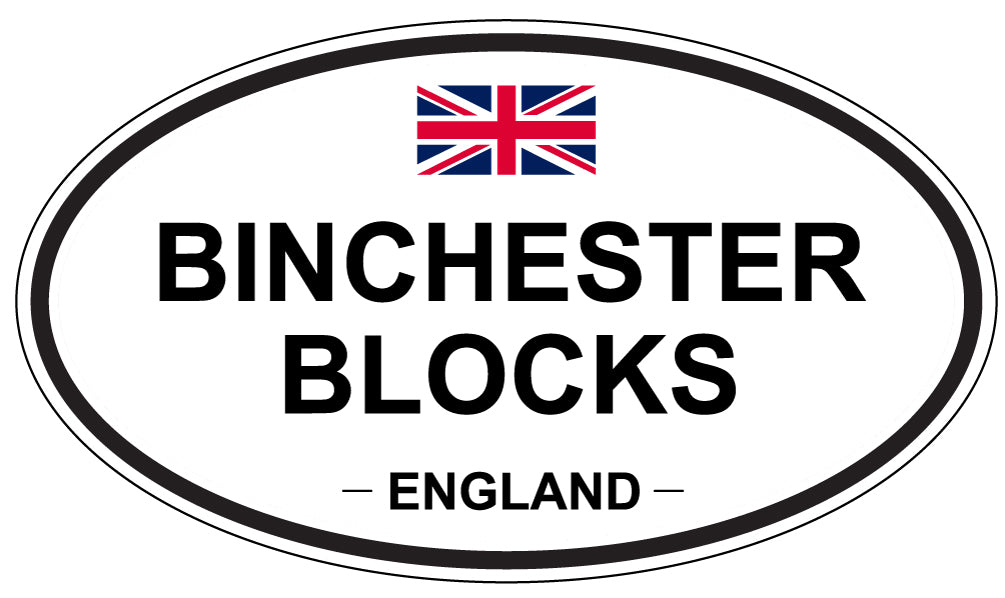 BINCHESTER BLOCKS, England - Oval Magnet