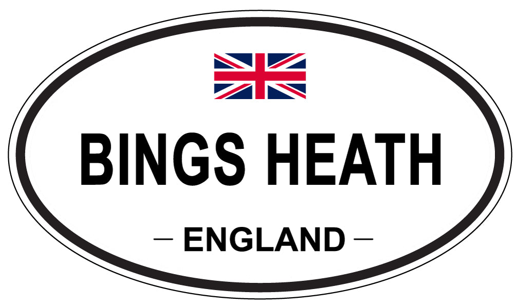 BINGS HEATH, England - Oval Magnet