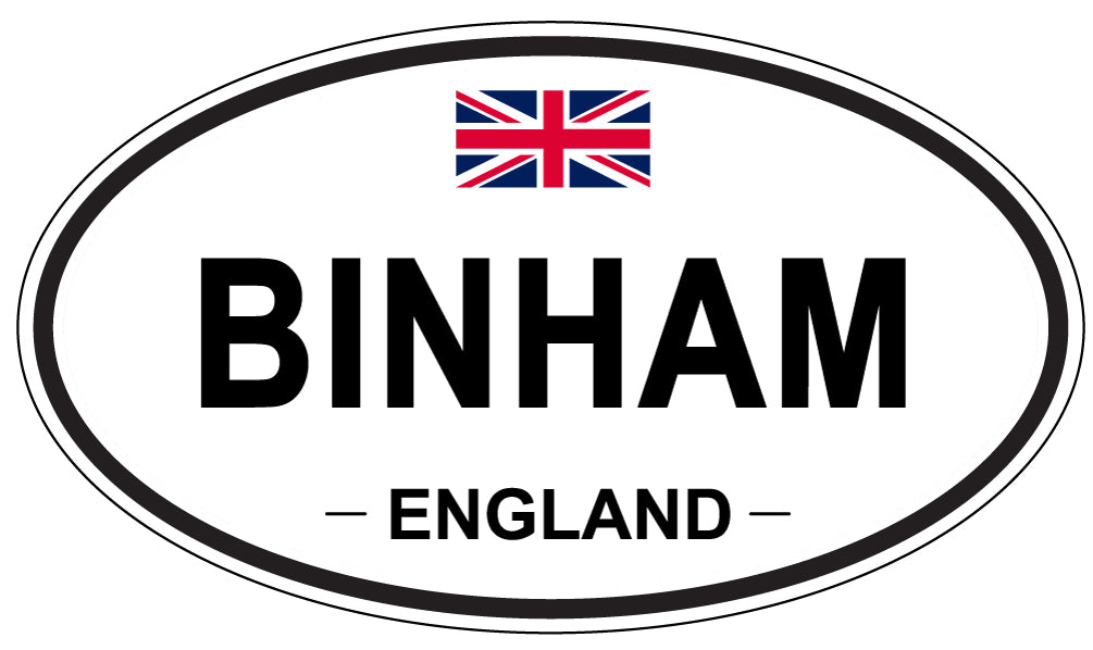 BINHAM, ENGLAND - Oval Sticker
