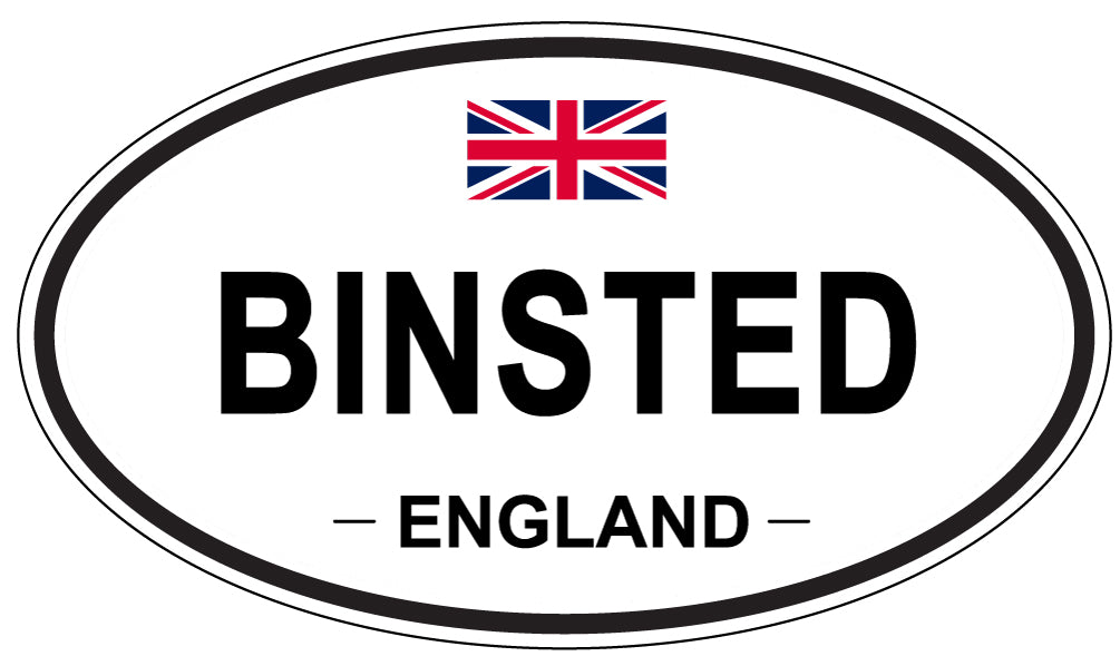 BINSTED, England - Oval Magnet