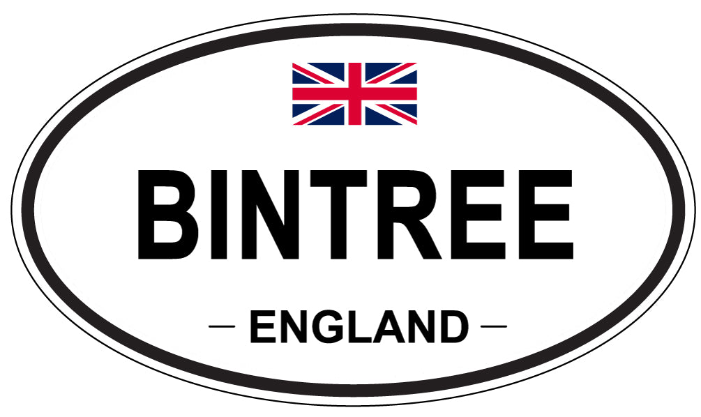 BINTREE, England - Oval Magnet