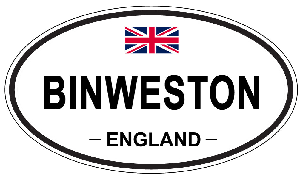 BINWESTON, England - Oval Magnet