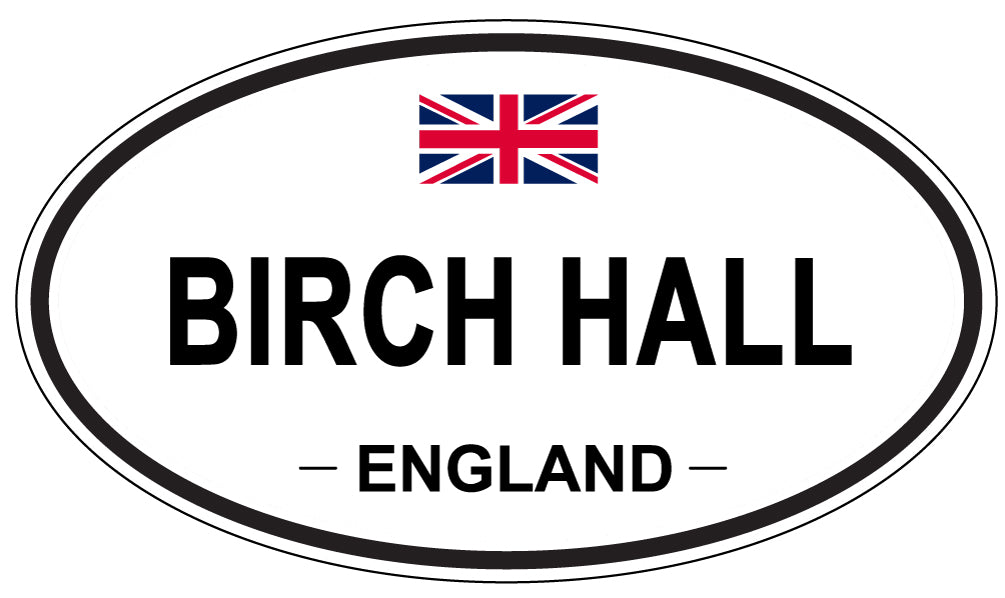 BIRCH HALL, England - Oval Magnet