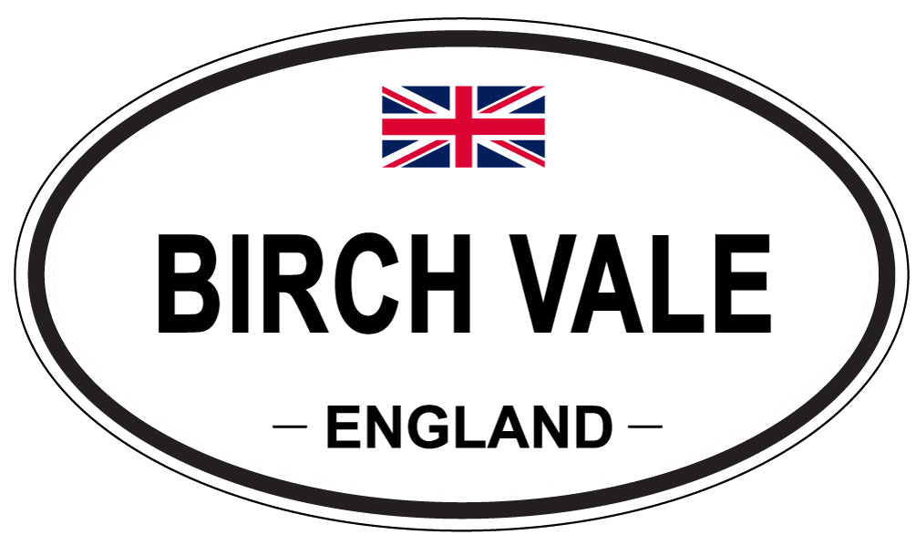 BIRCH VALE, England - Oval Magnet
