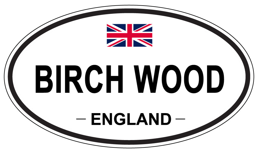 BIRCH WOOD, England - Oval Magnet
