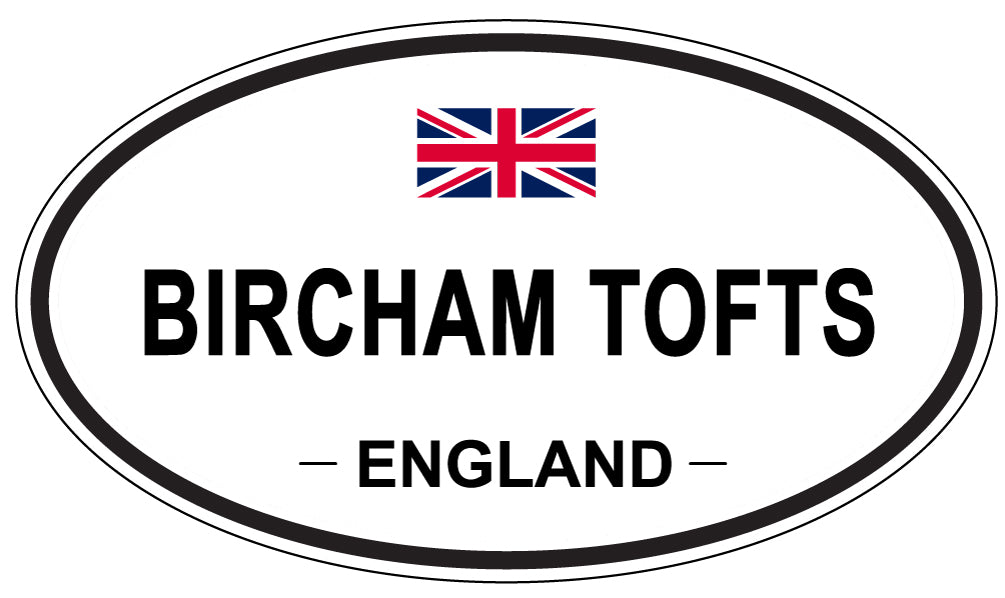 BIRCHAM TOFTS, England - Oval Magnet