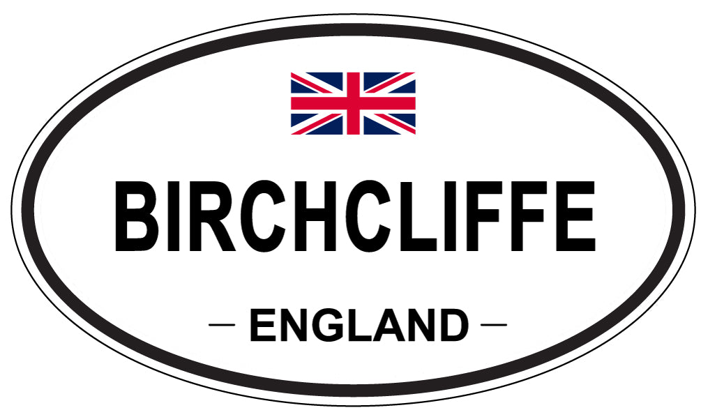 BIRCHCLIFFE, England - Oval Magnet
