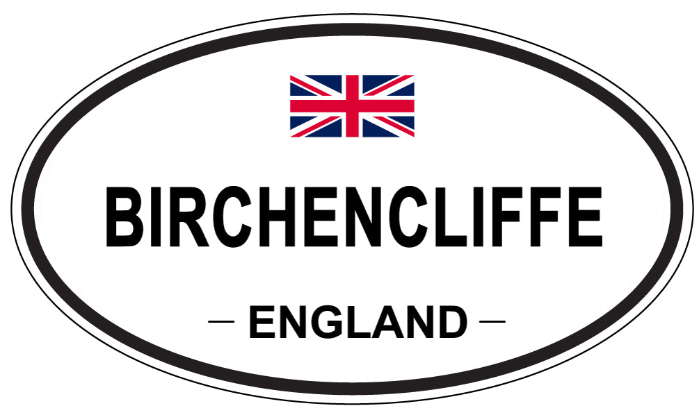 BIRCHENCLIFFE, ENGLAND - Oval Sticker