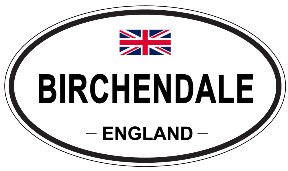 BIRCHENDALE, England - Oval Magnet