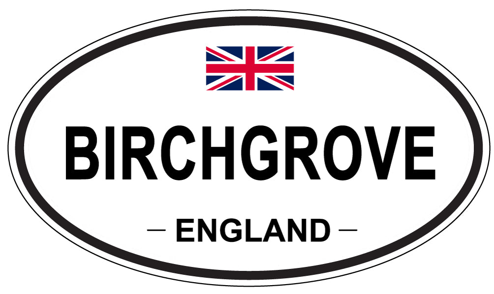 BIRCHGROVE, England - Oval Magnet