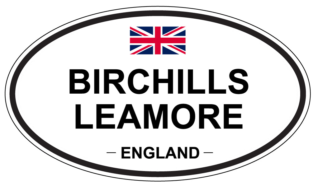 BIRCHILLS LEAMORE, ENGLAND - Oval Sticker