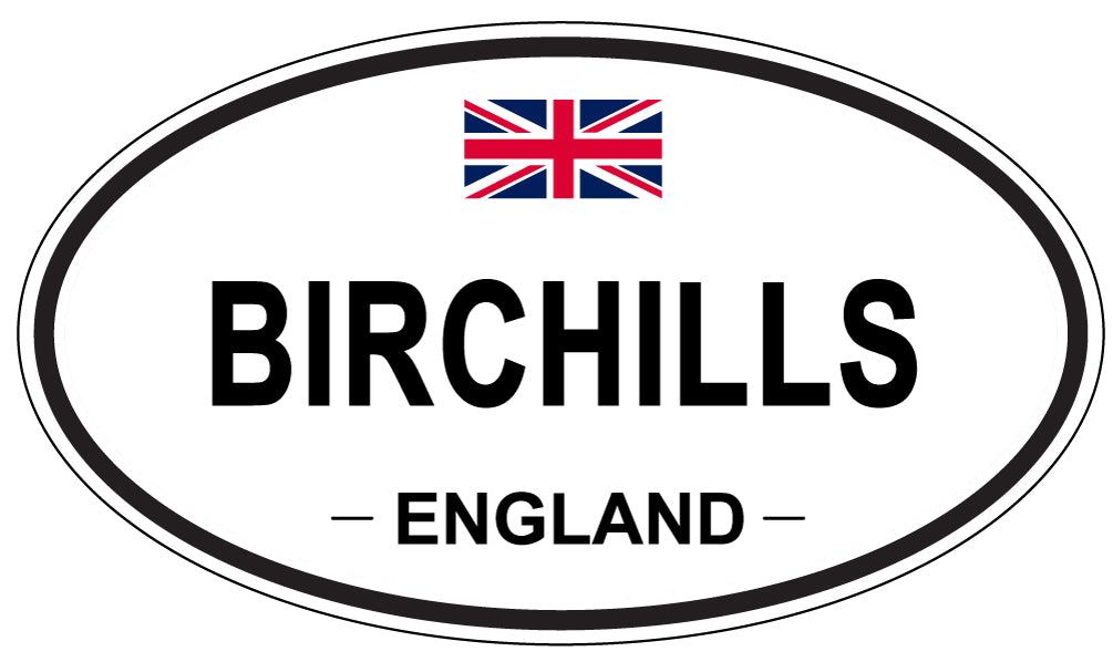 BIRCHILLS, England - Oval Magnet