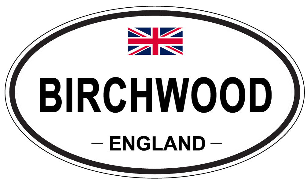 BIRCHWOOD, England - Oval Magnet