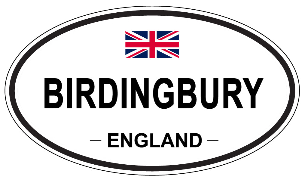 BIRDINGBURY, ENGLAND - Oval Sticker