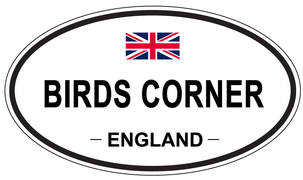 BIRDS CORNER, England - Oval Magnet