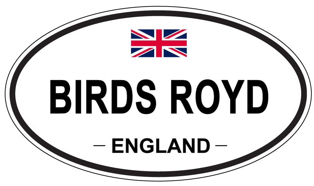 BIRDS ROYD, England - Oval Magnet