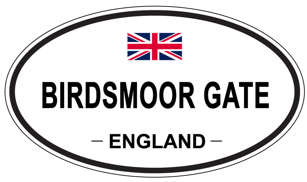 BIRDSMOOR GATE, England - Oval Magnet
