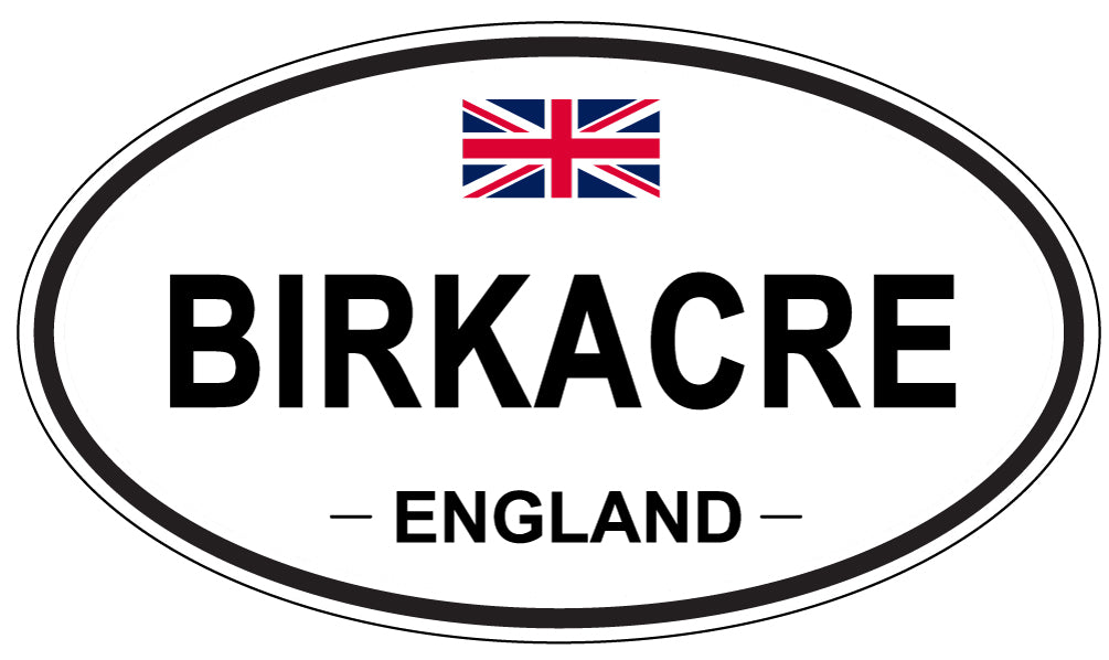 BIRKACRE, England - Oval Magnet