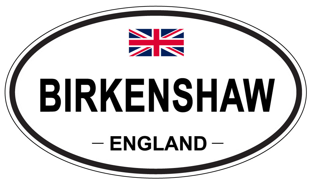 BIRKENSHAW, ENGLAND - Oval Sticker