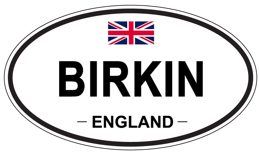 BIRKIN, England - Oval Magnet