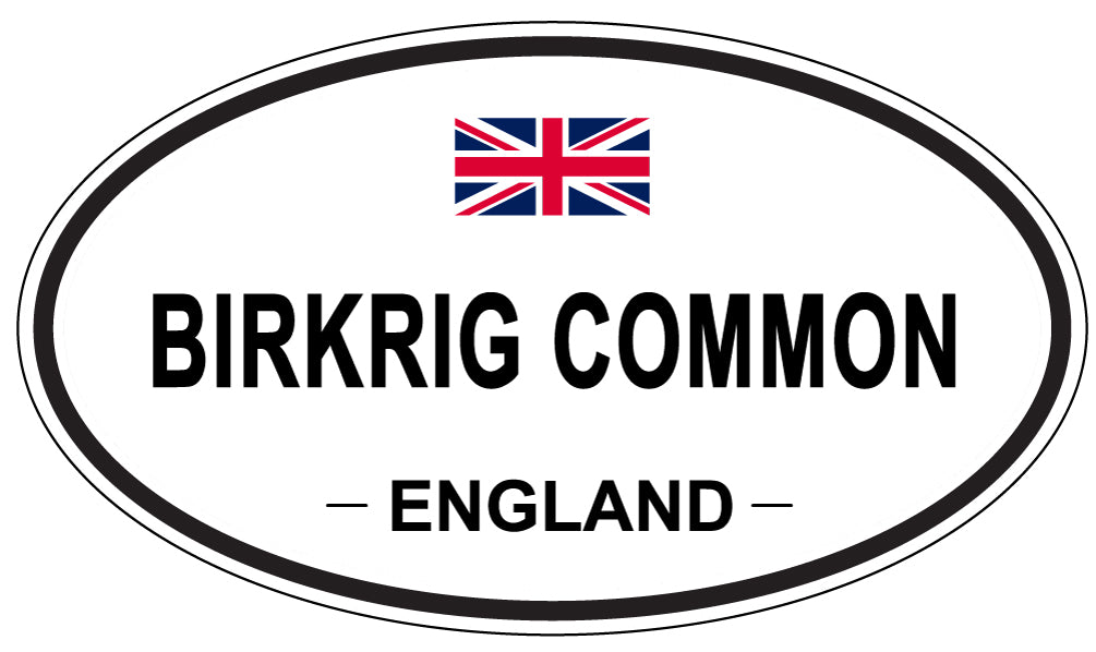 BIRKRIG COMMON, ENGLAND - Oval Sticker