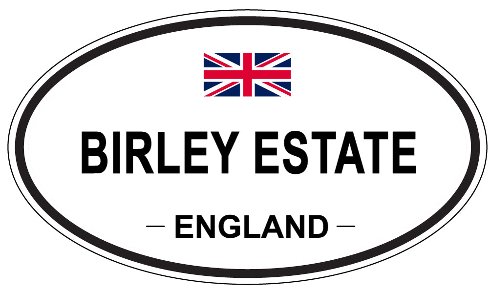 BIRLEY ESTATE, ENGLAND - Oval Sticker