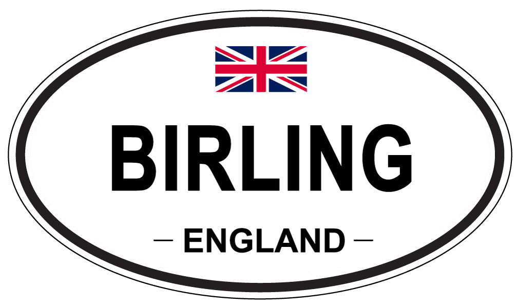 BIRLING, England - Oval Magnet